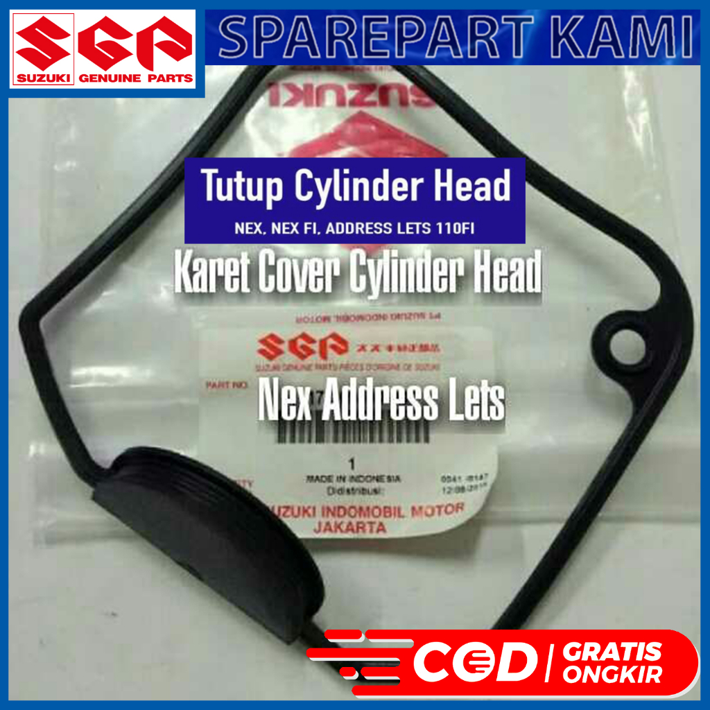 KARET HEAD GASKET CYLINDER HEAD COVER SUZUKI NEX LETS ADDRESS NEX 1 F1 Fi NEX KARBU NEX 2