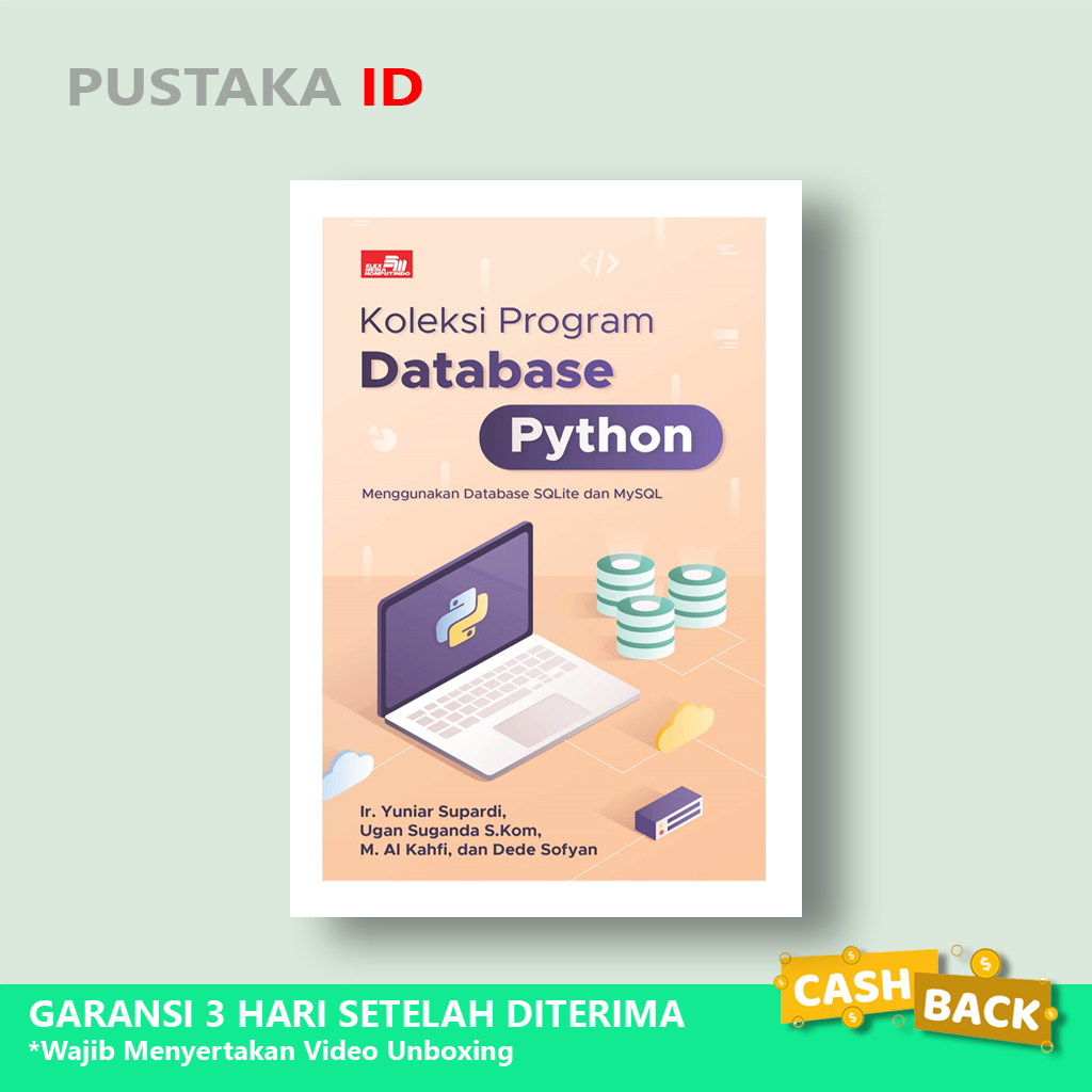 หนังสือคอลเลกชันโปรแกรม Python Database โดยใช้ SQLite และ MySQL Database