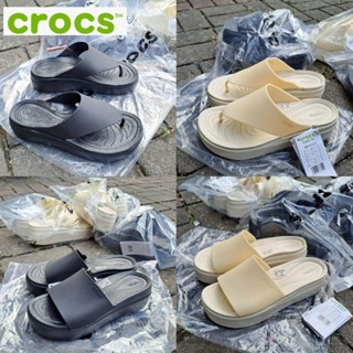 Crocs Brooklyn รองเท้าแตะ แบบพลิกได้ สําหรับผู้หญิง / รองเท้าแตะ Crocs Brooklyn