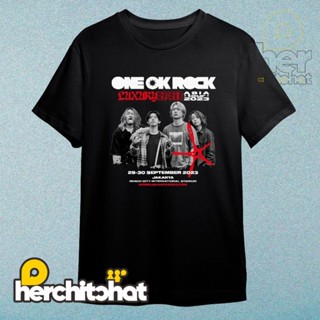 เสื้อยืดลําลอง แขนสั้น พิมพ์ลาย ONE OK ROCK หรูหรา สําหรับสตรี 2023