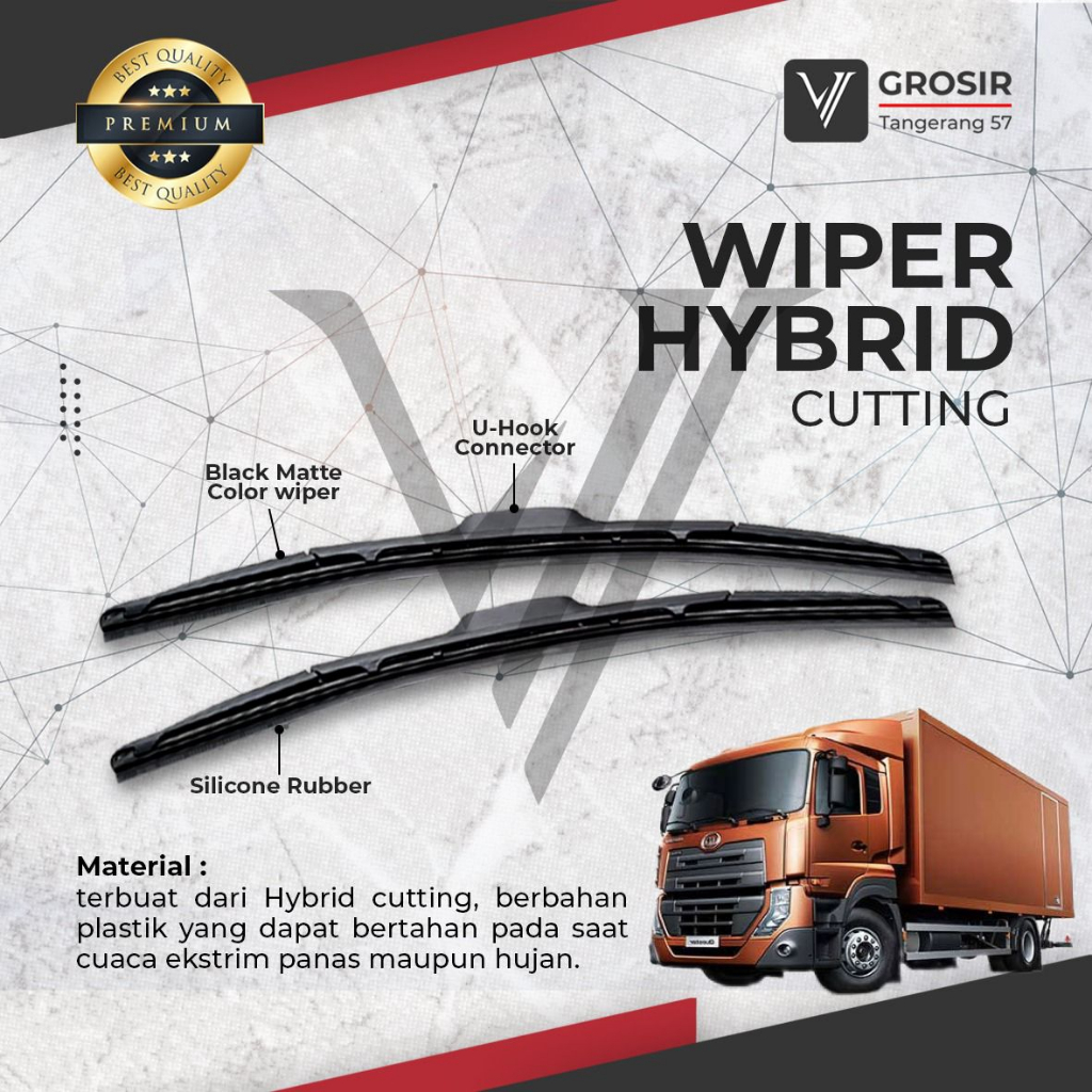 WIPER UD TRUCK QUESTER GKE 280 HYBRID 3 ชิ้น