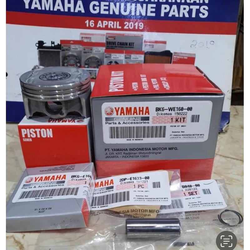 PISTONKIT SEHER RING SET YAMAHA BK6 R15 V3 VIXION R LED
