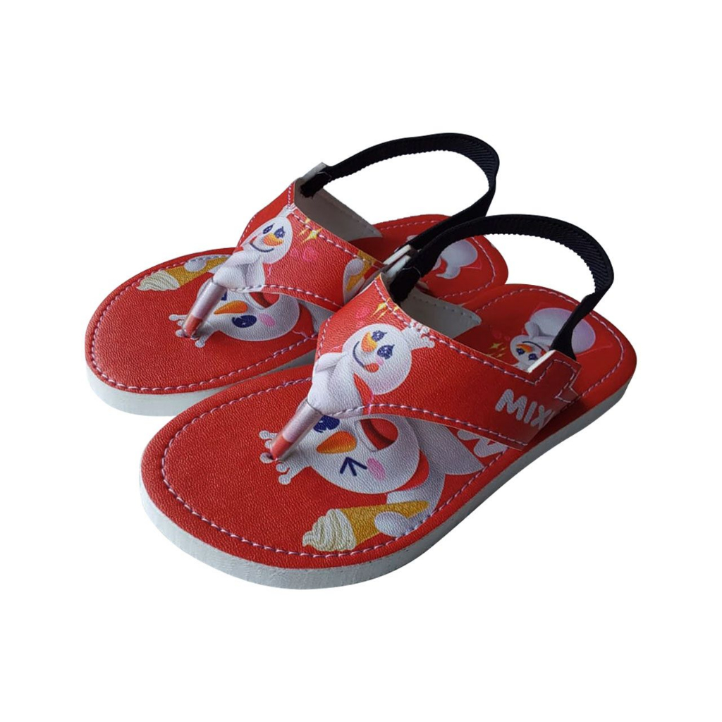 รองเท้าแตะสําหรับเด็กชายและเด็กหญิง Mixue Red