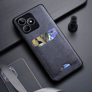 เคสหนัง พร้อมช่องใส่บัตร สําหรับ Realme C53 AIORIA