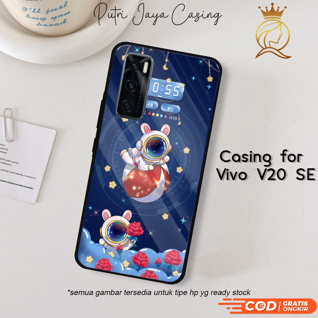 เคส Vivo V20 SE ล่าสุด AstroCute02 เคส V20 SE Hardcase Softcase Glossy Princess Case