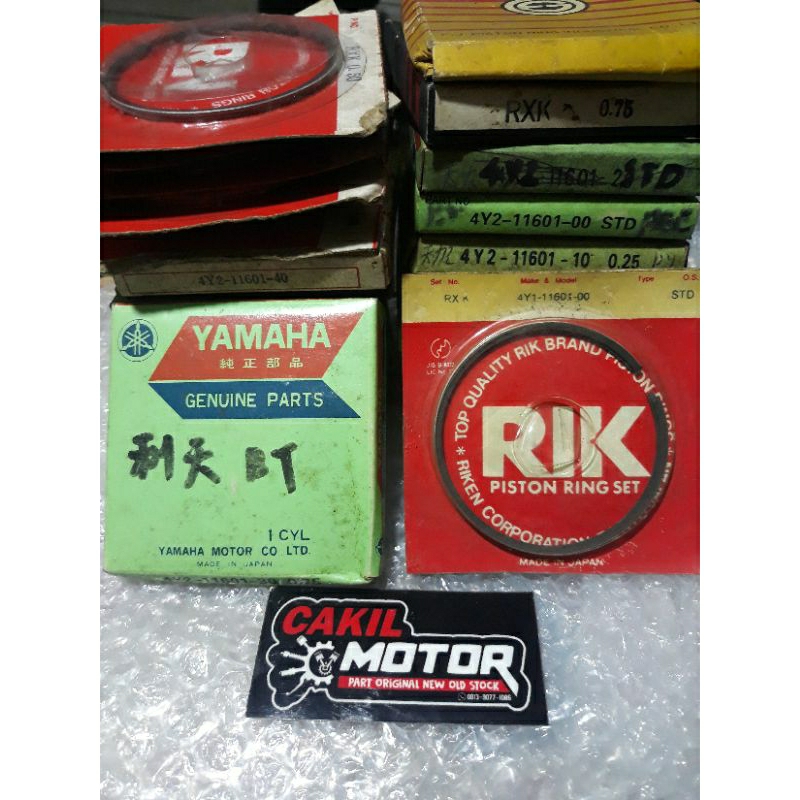แหวนลูกสูบ Yamaha rx king 4y2 เดิม made in japan