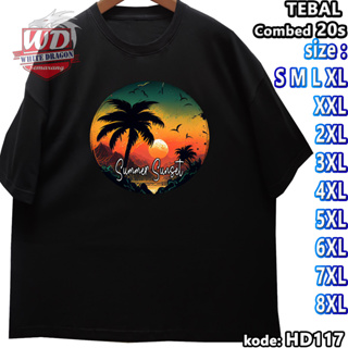 Kaos SUMMER ชุดกันแดด ไซซ์ใหญ่ S M L XL 2XL 3XL 4XL 5XL 6XL 7XL 8XL รหัส: HD117