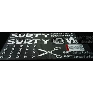 สติกเกอร์ Surty not SURLY สําหรับติดตกแต่งรถจักรยาน