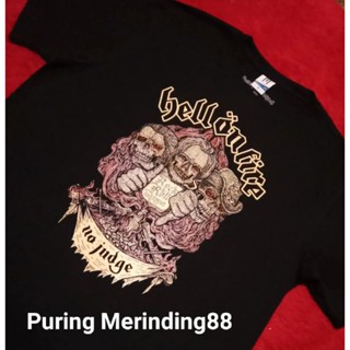 เสื้อยืด ลาย Hell on fire Rock &amp; Roll badjingan