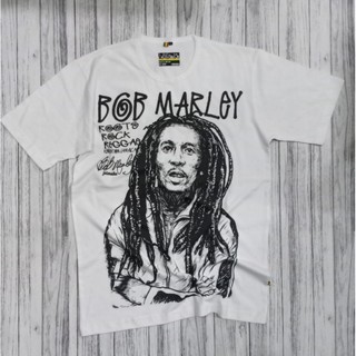 เสื้อยืด พิมพ์ลาย Jatimaika bob marley reggae roots rock สําหรับผู้ชาย