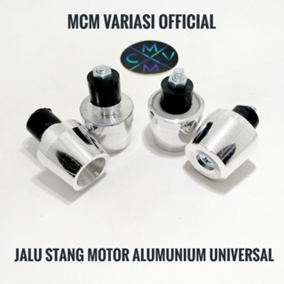 Jalu แฮนด์มือจับโครเมี่ยม UNIVERSAL CHROME สําหรับรถจักรยานยนต์