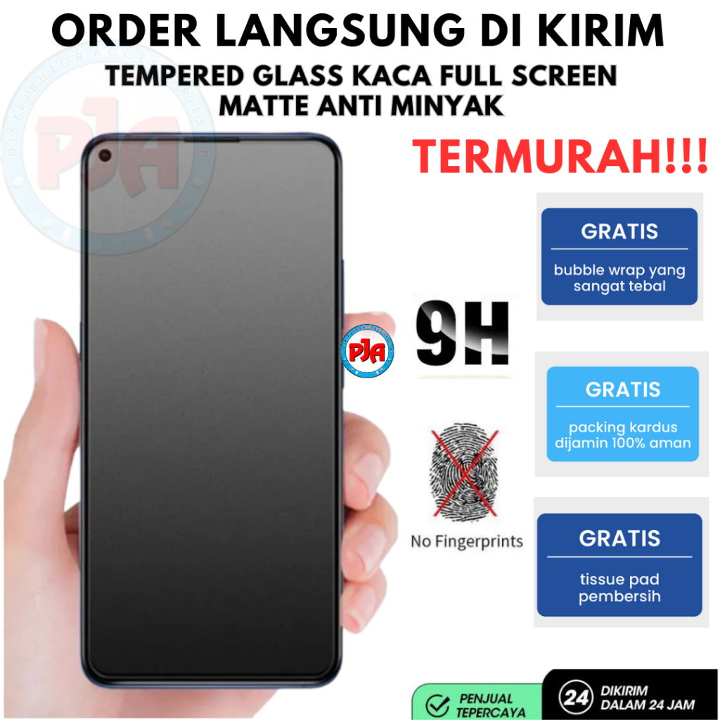 LAYARกระจกนิรภัยMatte Anti-Scratch Matte TGกระจกหน้าจอREDMI A1 4X 4A 5 5A 6 6A 7 7A 8 8A 8APRO 9 9A 