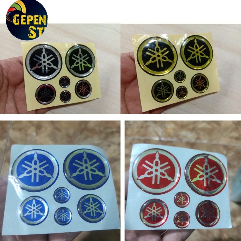 YAMAHA NMAX AEROX LEXI XMAX FULL SET RAISED โลโก้ EMBLEM สติ๊กเกอร์