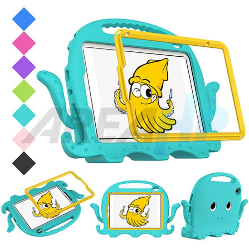 Octopus Eva Case Casing Cover Anak Kids iPad 5.6 9.7 2017 2018