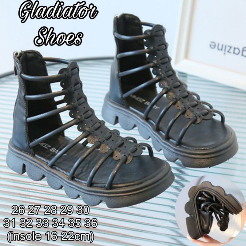 รองเท้า GLADIATOR นําเข้าสําหรับเด็กผู้หญิง