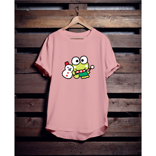 เสื้อยืด พิมพ์ลาย KEROPPI CHRISTMAS  KEROPPI UNISEX คอลเลกชัน