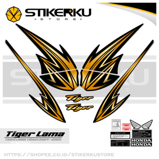 สติกเกอร์ TIGER 2000s OLD TIGER 2000s TIGER 2000s TIGER OLD HONDA TIGER HONDA Stickers POLET TIGER Stickerskudecall MOTIF 1st สําหรับติดตกแต่งรถยนต์