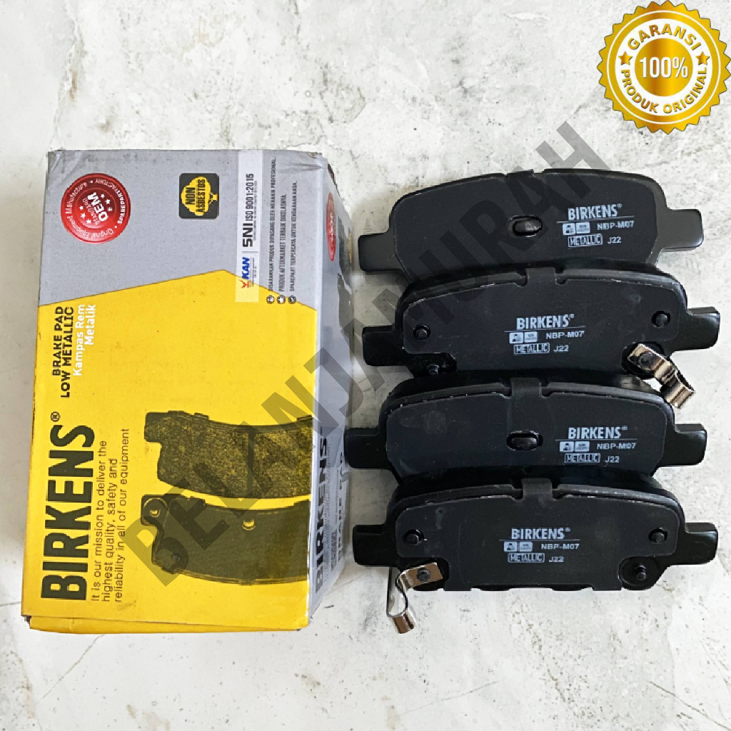 ก้ามเบรค / ผ้าเบรคหลัง Xtrail t30 t31 t32 / Serena c26 c27 / Grand Vitara Birkens 100% Original 0406