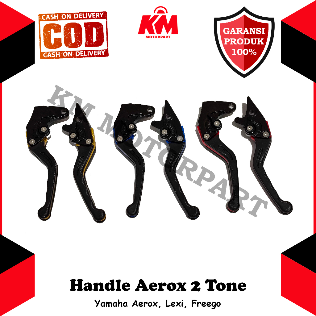 Yamaha 2 Tone Aerox Lexi Freego มือเบรค