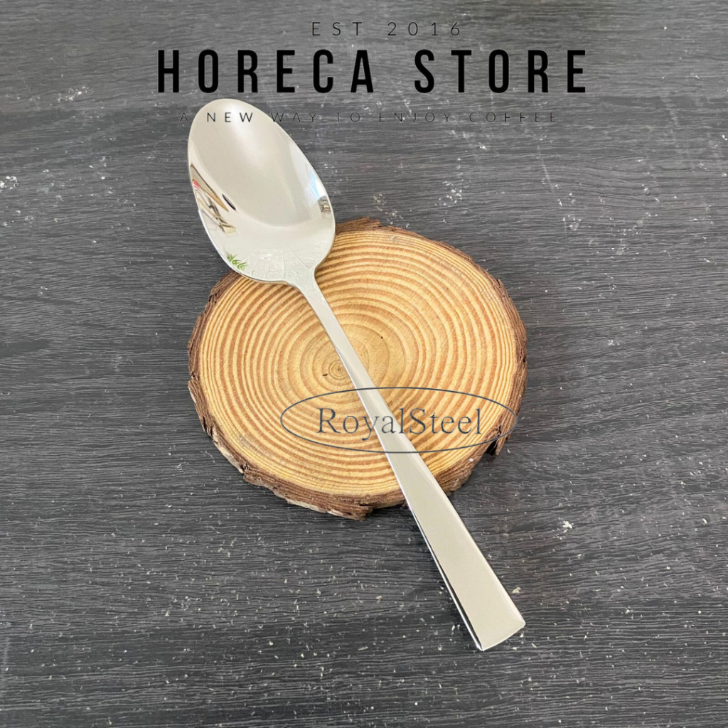ROYALSTEEL 18/10 RS1 ช้อนขนมหวานสแตนเลส 18.4cm