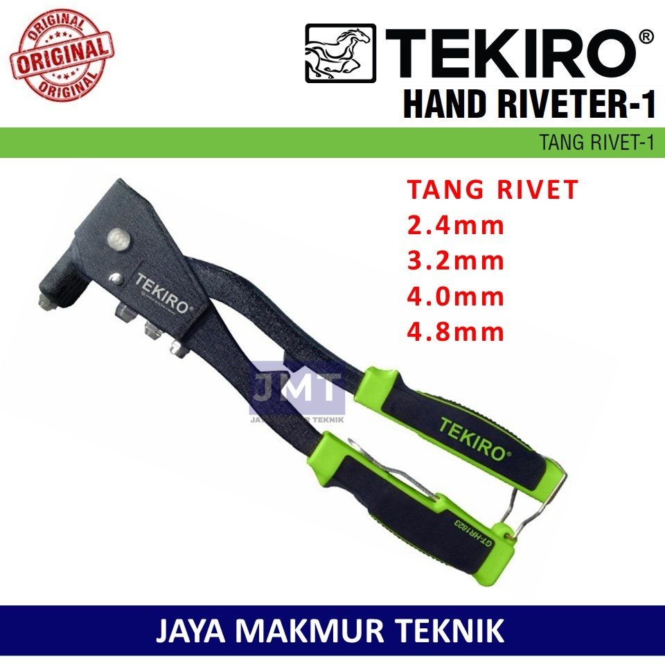 Tekiro Riverter-1 Hand Rivet คีม Hand Rifet 2.4 3.2 4.0 4.8 มม.เดิม
