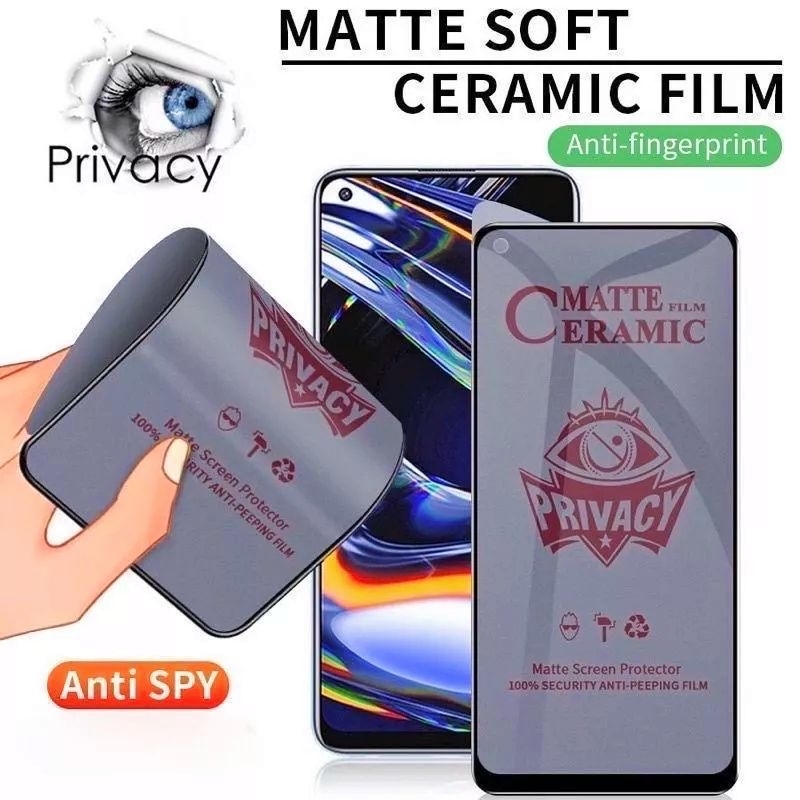 ฟิล์มกระจกนิรภัย PRIVACY SAMSUNG A11/M11/A12/M12/A22/M22/A02/M0S/A02S/A03/A03S ANTI SPY ANTI RADIATI