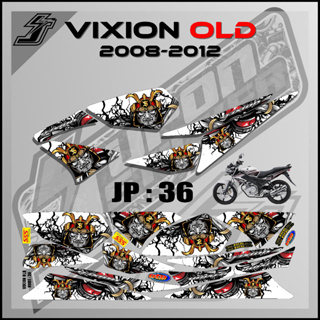 Jupon สติกเกอร์กราฟฟิค รุ่น Variation Old 2008-2012 Semifull Jp36