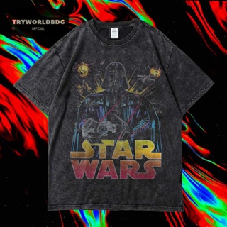 เสื้อยืด ขนาดใหญ่ โอเวอร์ไซซ์ พิมพ์ลาย STAR WARS GALAXY VINTAGE TEE