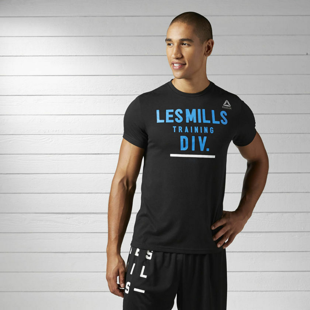 เสื้อยืดกีฬา Reebok Lesmills Body Combat