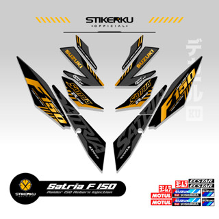 สติกเกอร์ลายทาง SATRIA FU 150 SIMPLE F150 SATRIA F150 2016-2022 STICKER STRIPING SATRIA FU R150 STOCK DECALS RIDER FI R150 SATRIA EDITION Stickerkudecall 10th MOTIF