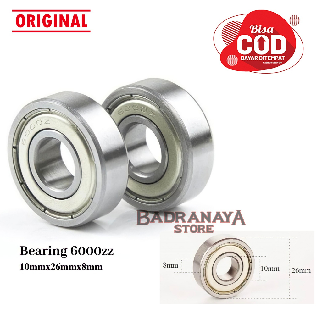 แบริ่งจักรยาน Kones 6000zz