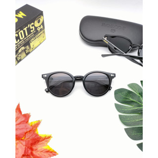 ใหม่ PRRIA/ WANITA UNISEX MOSCOT VELVET 58869 กรอบแว่นตา เคลือบเงา สีดํา