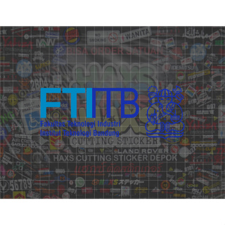 สติกเกอร์ตัด FTI ITB ขนาด 16 ซม. สําหรับรถยนต์