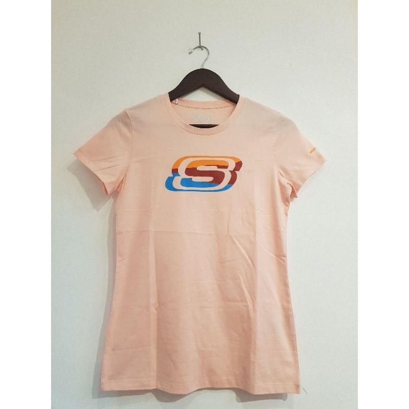 SKECHERS WOMEN TSHIRT สีชมพู