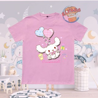 เสื้อยืด พิมพ์ลาย CINNAMOROLL CINNAMOROLL สําหรับเด็ก