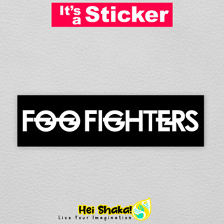 สติกเกอร์ไวนิล Foo Fighters Music Band กันน้ํา สําหรับติดตกแต่ง