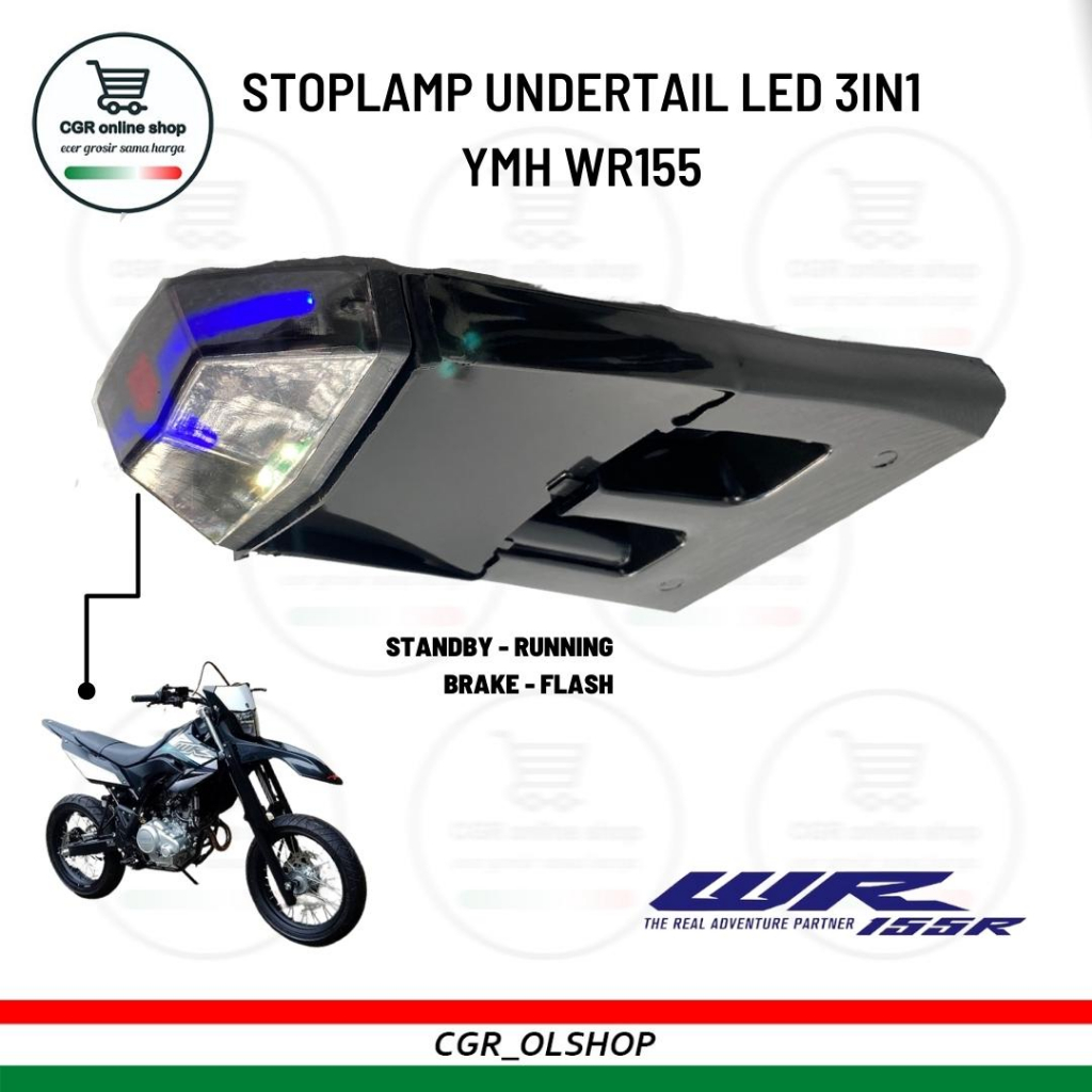 Yamaha WR155 led Undertail 3 in 1 WR155 ไฟหยุด led