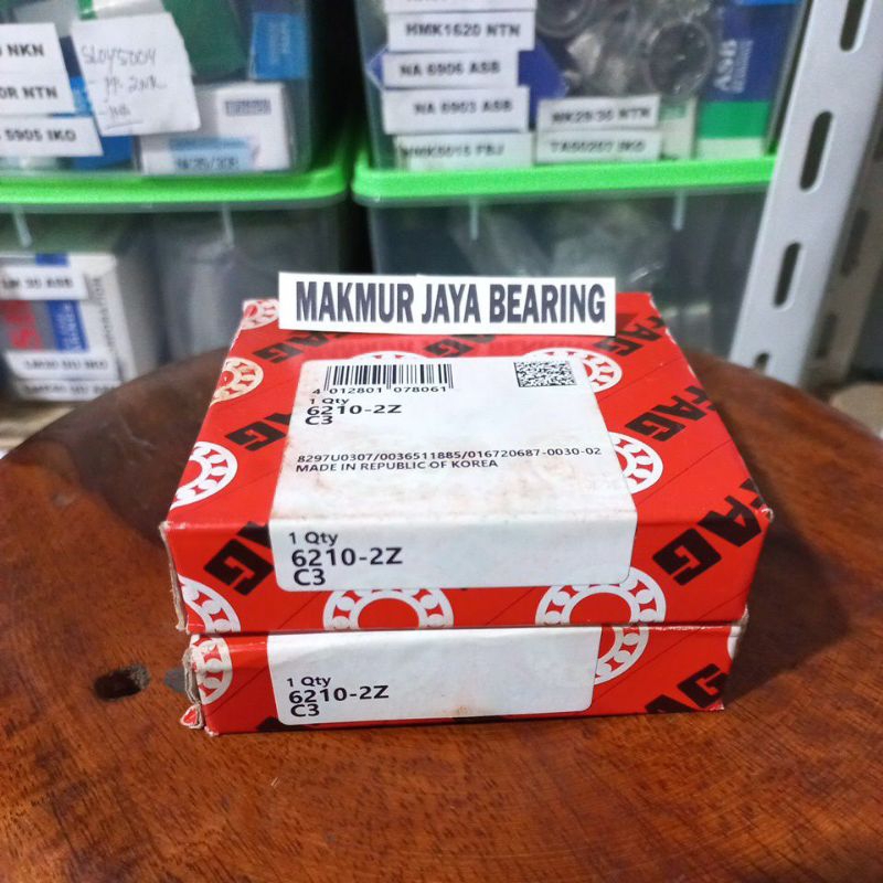 แบร์ริ่ง 6210 ZZ C3 FAG