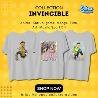 เสื้อยืด พิมพ์ลาย Invincible design 1st