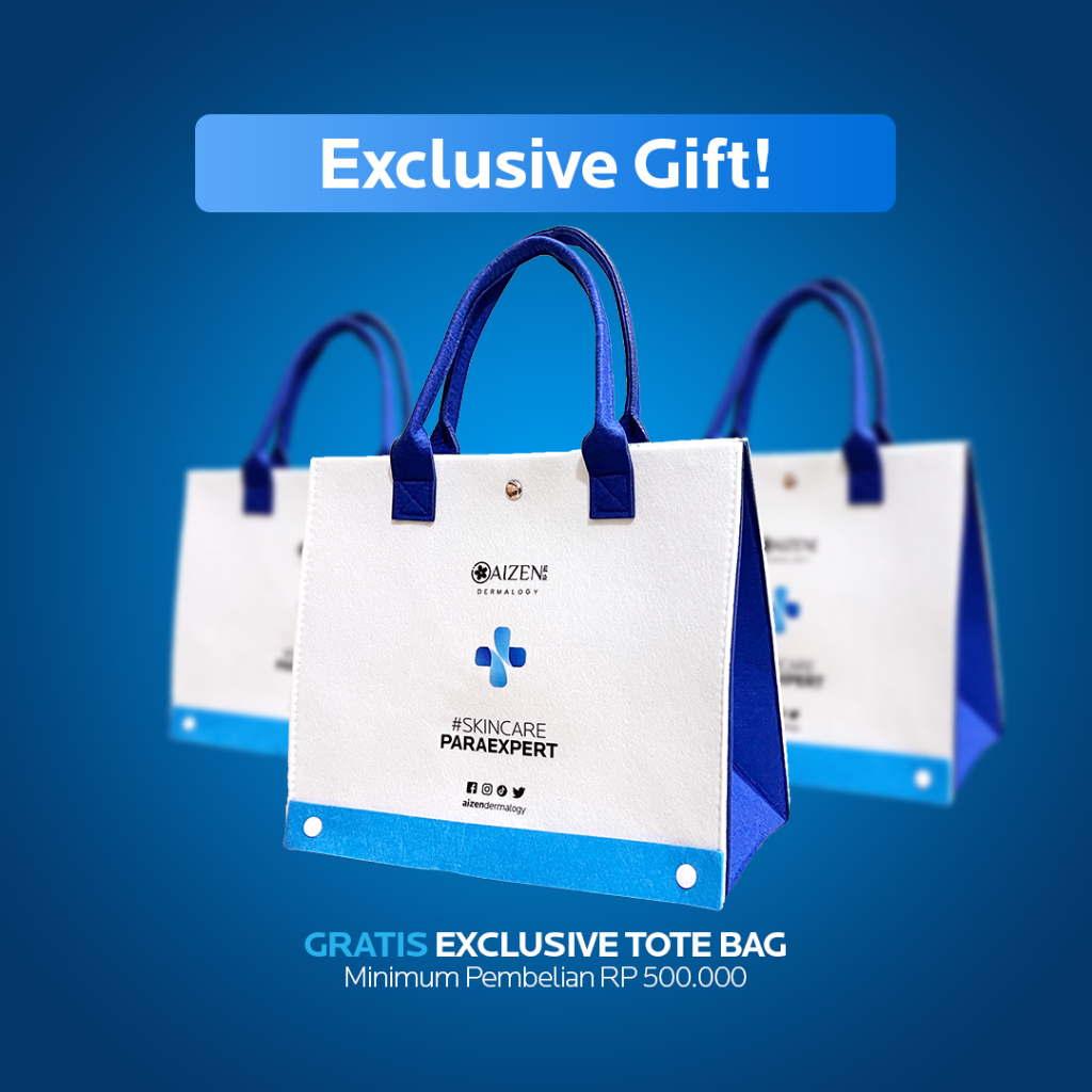 ฟรี] กระเป๋าโท้ทพิเศษ โดย Aizen Dermalogy