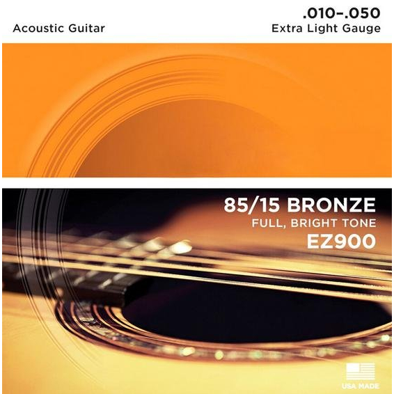 สายกีต้าร์โปร่ง Daddario Ez900 010-050