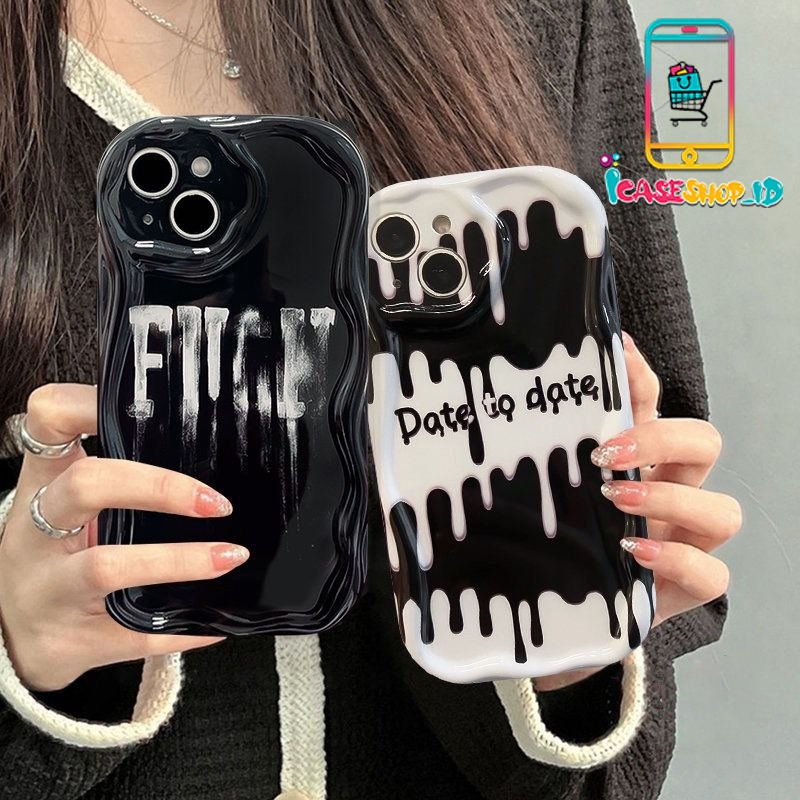 SS841 SS842 SOFTCASE CASING LETTER GRAFFITI GLOSSY 3D สําหรับ XIAOMI REDMI A1 A2 A3 A5 8 9 9A 9C 10 