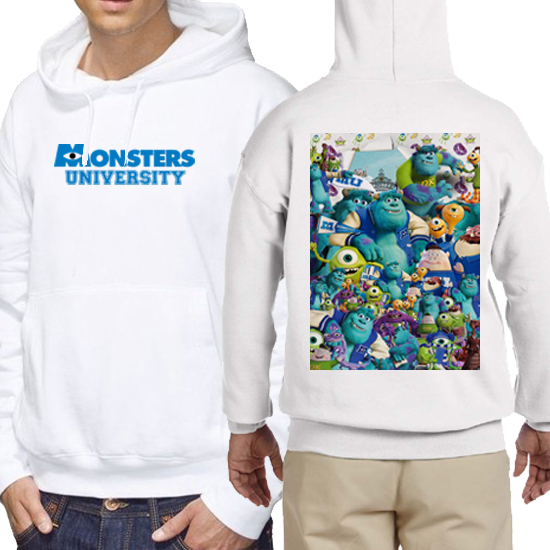 Monster Inc Monster University Hoodie Pullover | เสื้อฮู้ด Jumper | เสื้อกันหนาวมีฮู้ดผ้าฝ้ายลําลอง