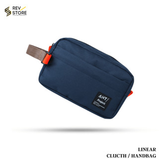 Rev X ANT - Pouch Bag LINEAR Navy Doppkit ล่าสุด ผู้ชาย และผู้หญิง