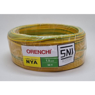 Orenchi สายไฟทองแดงบริสุทธิ์ NYA 1.5 มม. 2.5 มม. SNI 1 ม้วน