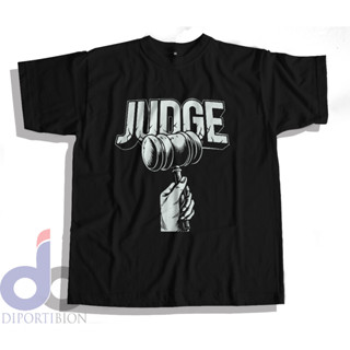 เสื้อยืดแขนสั้น พิมพ์ลาย JUDGE JUDGE สําหรับผู้หญิง