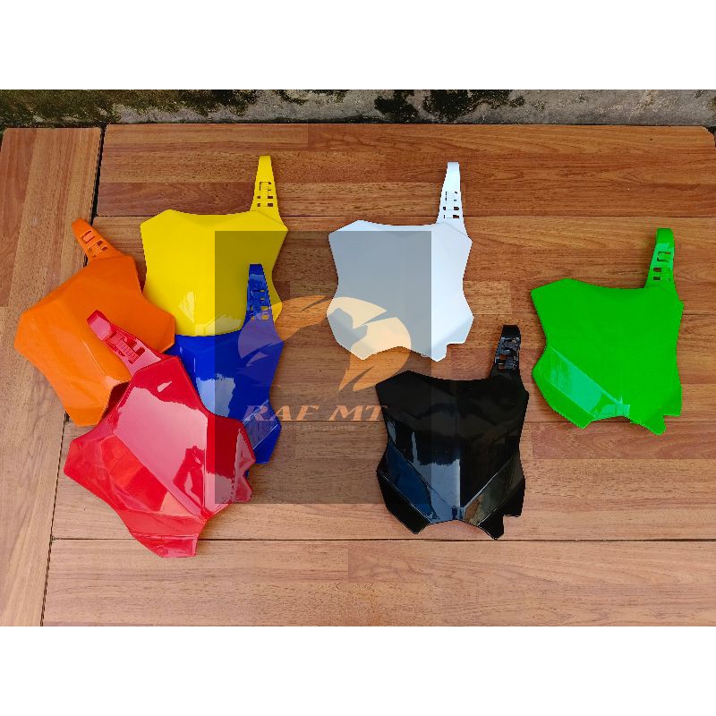 KX450 NUMBER PLATE KX250 NUMBER PLATE KX 450 NUMBER COVER KX 450 ฝาครอบด้านหน้า KX 450 STAR BOARD KX