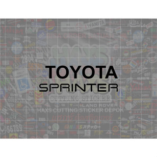 สติกเกอร์ตัด ขนาด 7.5 ซม. สําหรับรถยนต์ Toyota Sprinter