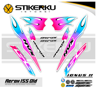 สติกเกอร์ AEROX 155 VVA MOTIF 62 OLD 155 VVA AEROX STICKER Unique AEROX 155 VVA STICKER AEROX 155 VVA STICKER STOCK DECAL LIST POLET Stickerkustore