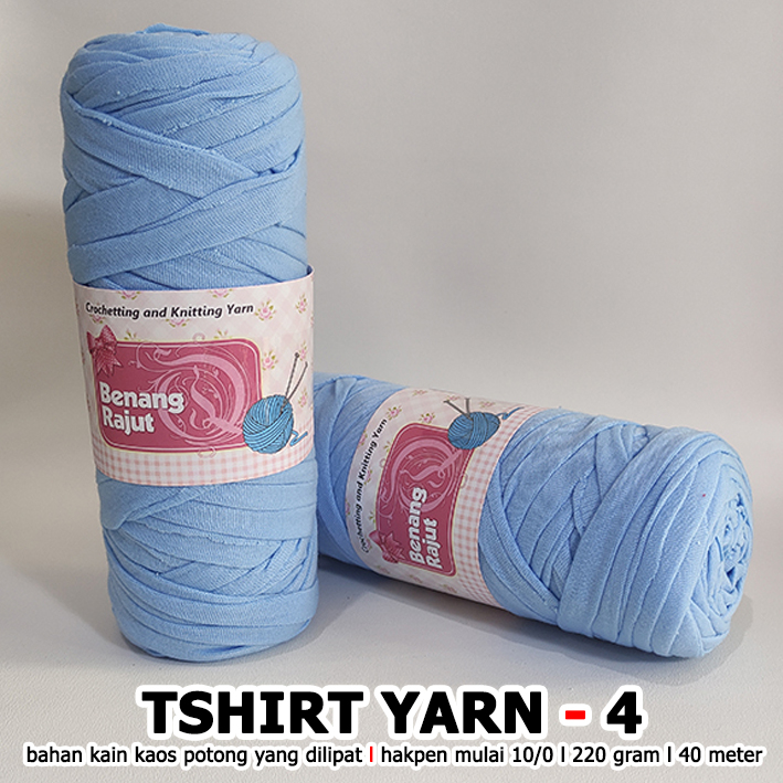 เสื้อยืด YARN 4 I THREAD T-SHIRT 4 I THREAD TSHIRT 4 LIGHT BLUE